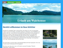Tablet Screenshot of haus-schilcher.de